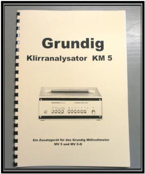Grundig Klirranalysator KM 5A / technische Unterlage